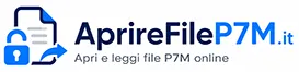 AprireFileP7M.it - aprire file P7M online